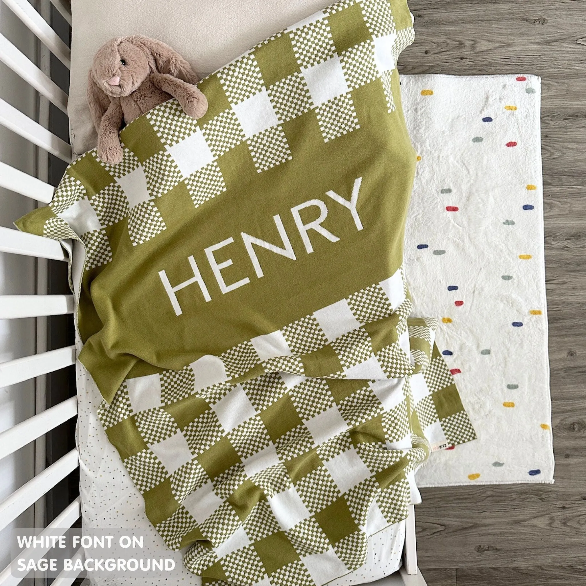 Personalized Blanket for Babies and Kids (The Checks)