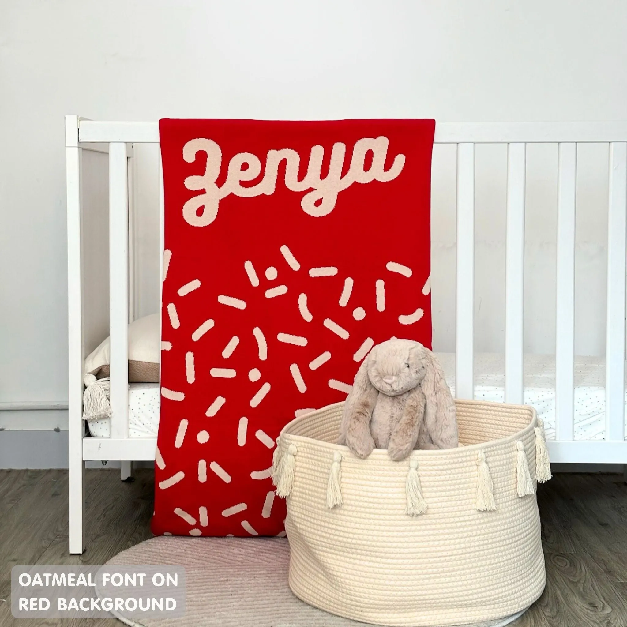 Personalized Blanket for Babies and Kids (The Confetti)