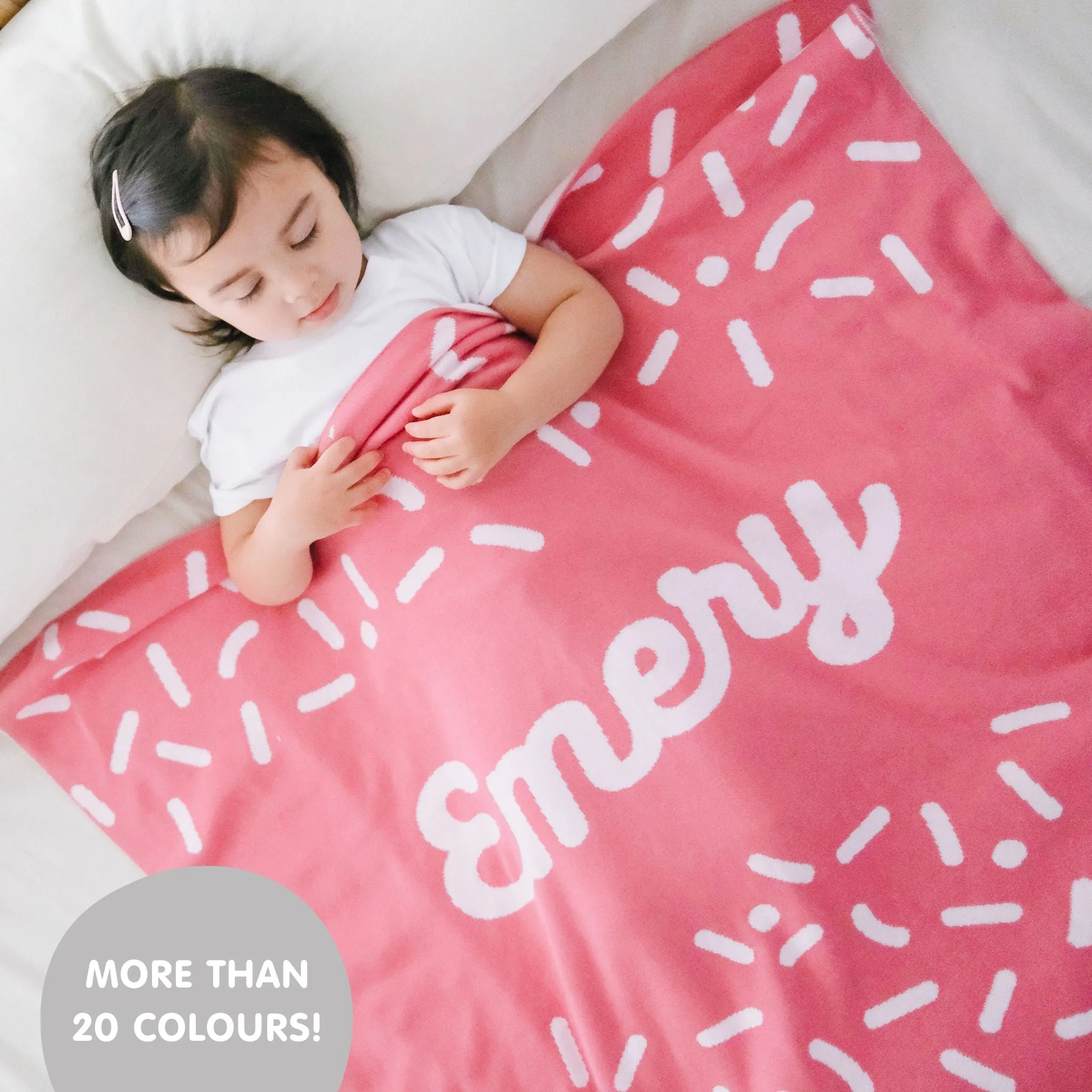 Personalized Blanket for Babies and Kids (The Confetti)