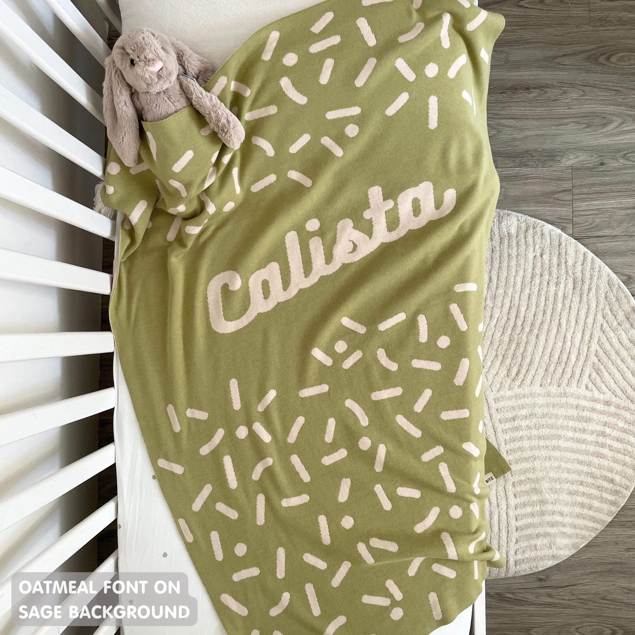 Personalized Blanket for Babies and Kids (The Confetti)