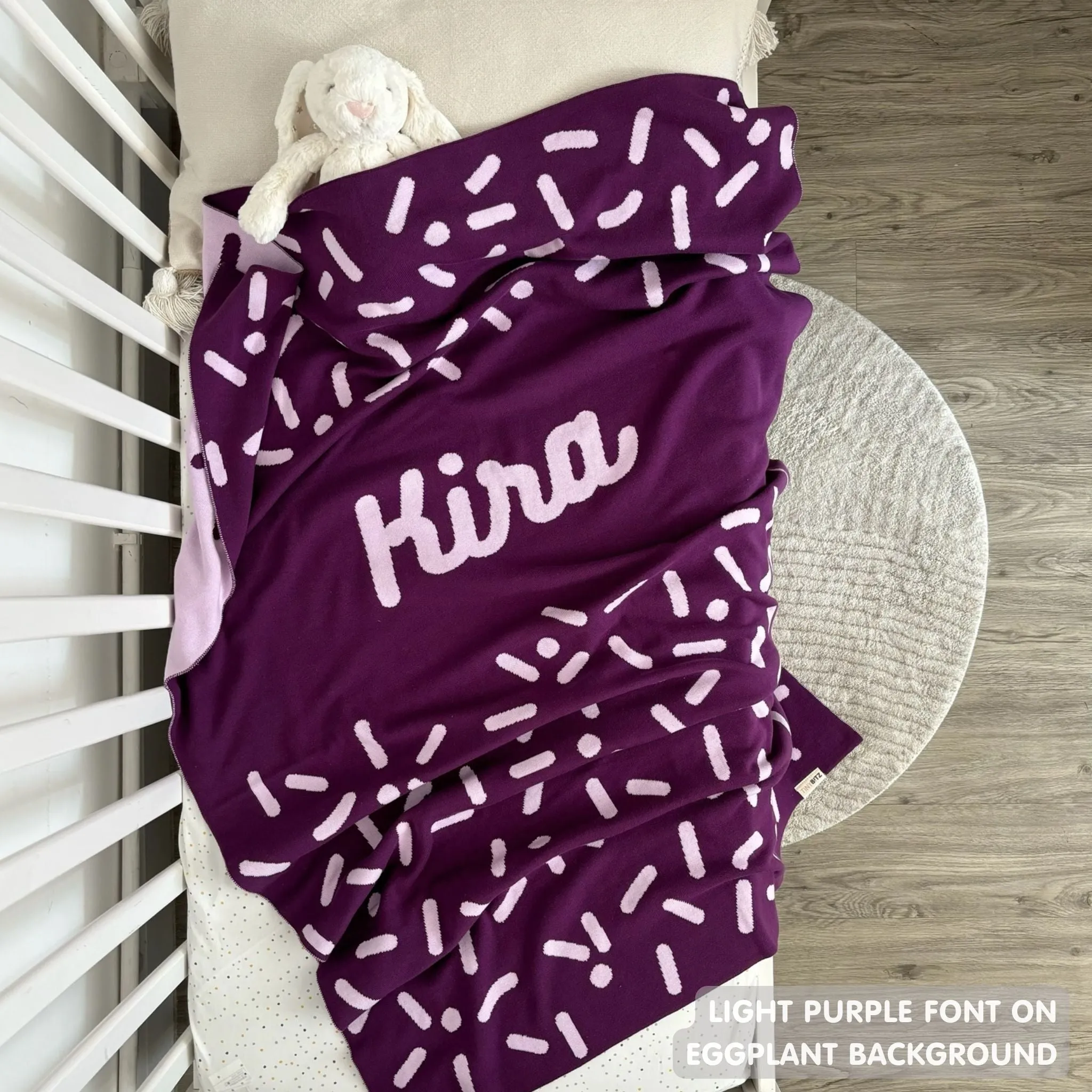 Personalized Blanket for Babies and Kids (The Confetti)