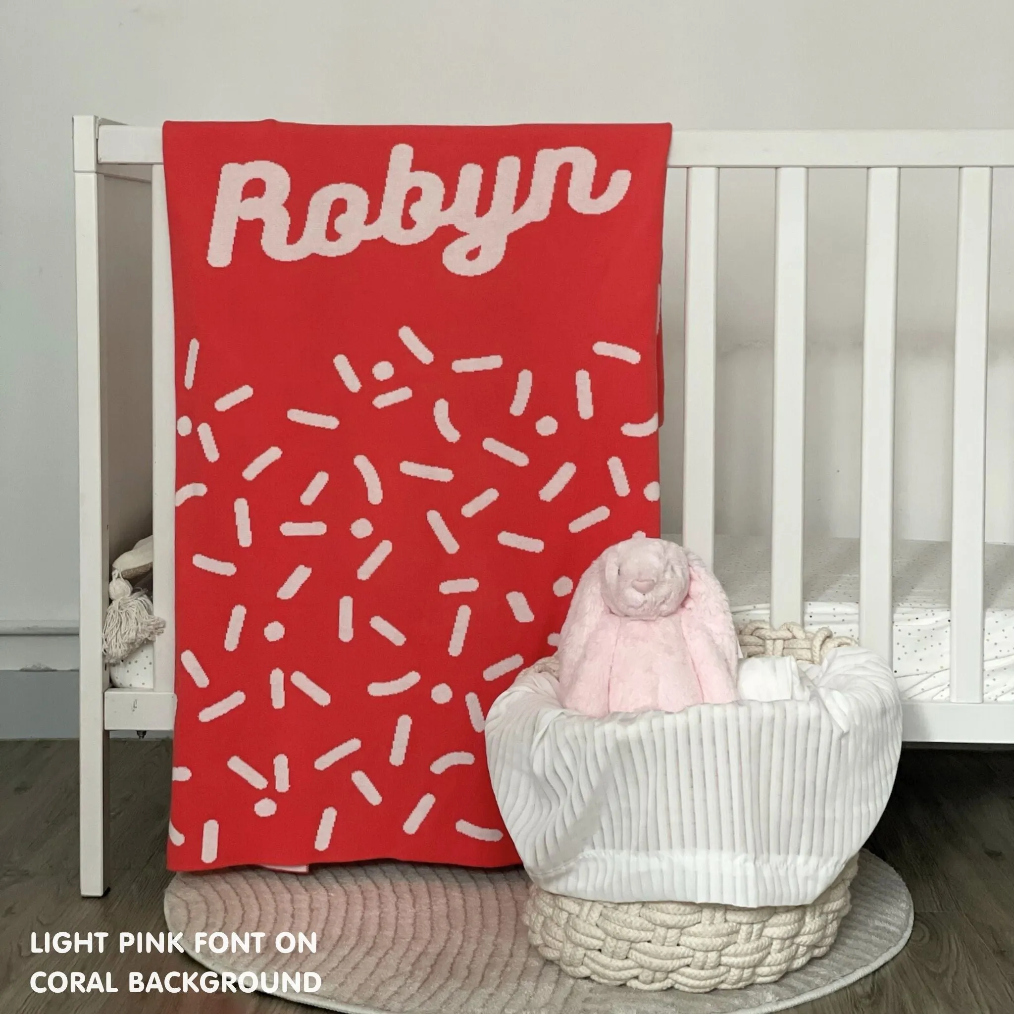 Personalized Blanket for Babies and Kids (The Confetti)