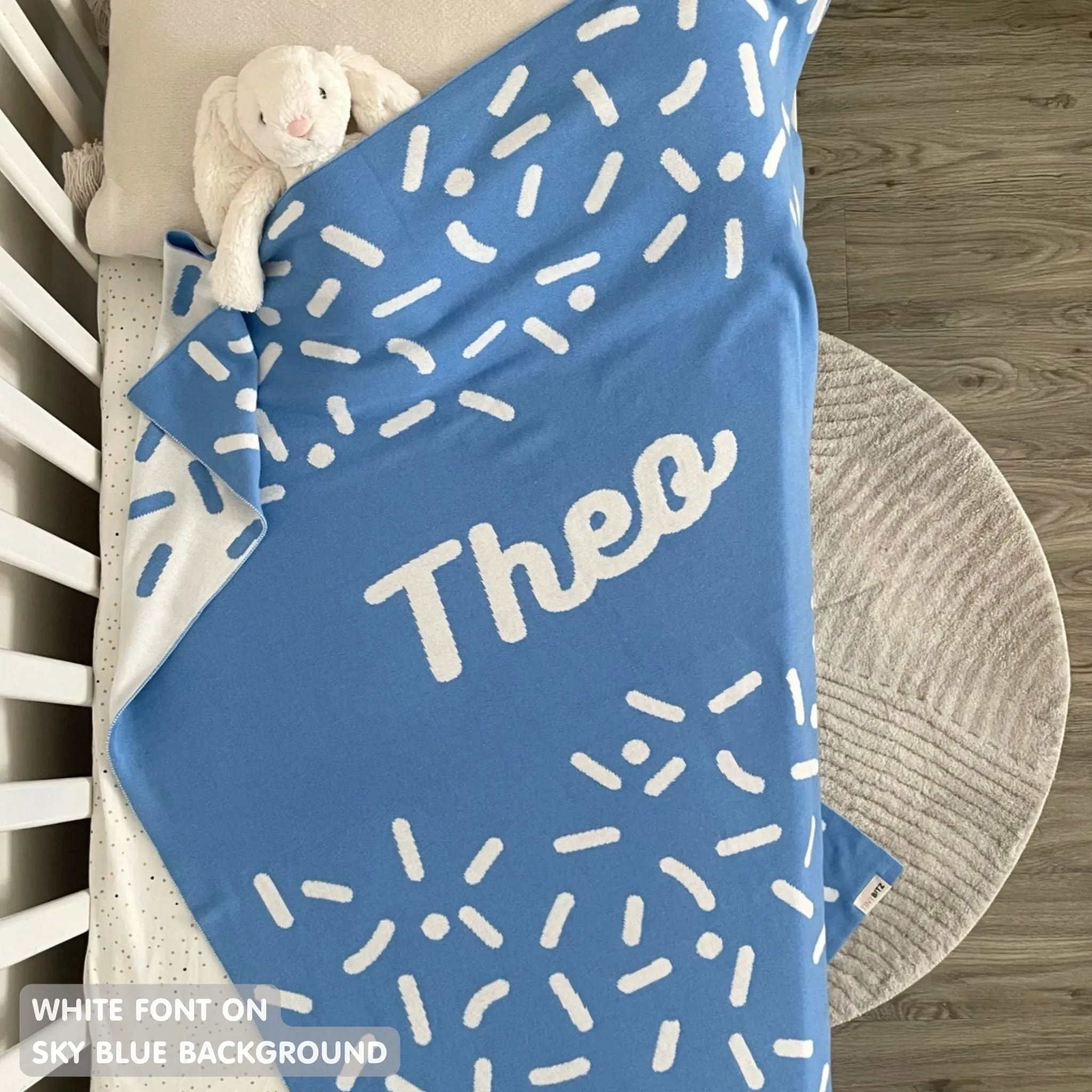 Personalized Blanket for Babies and Kids (The Confetti)