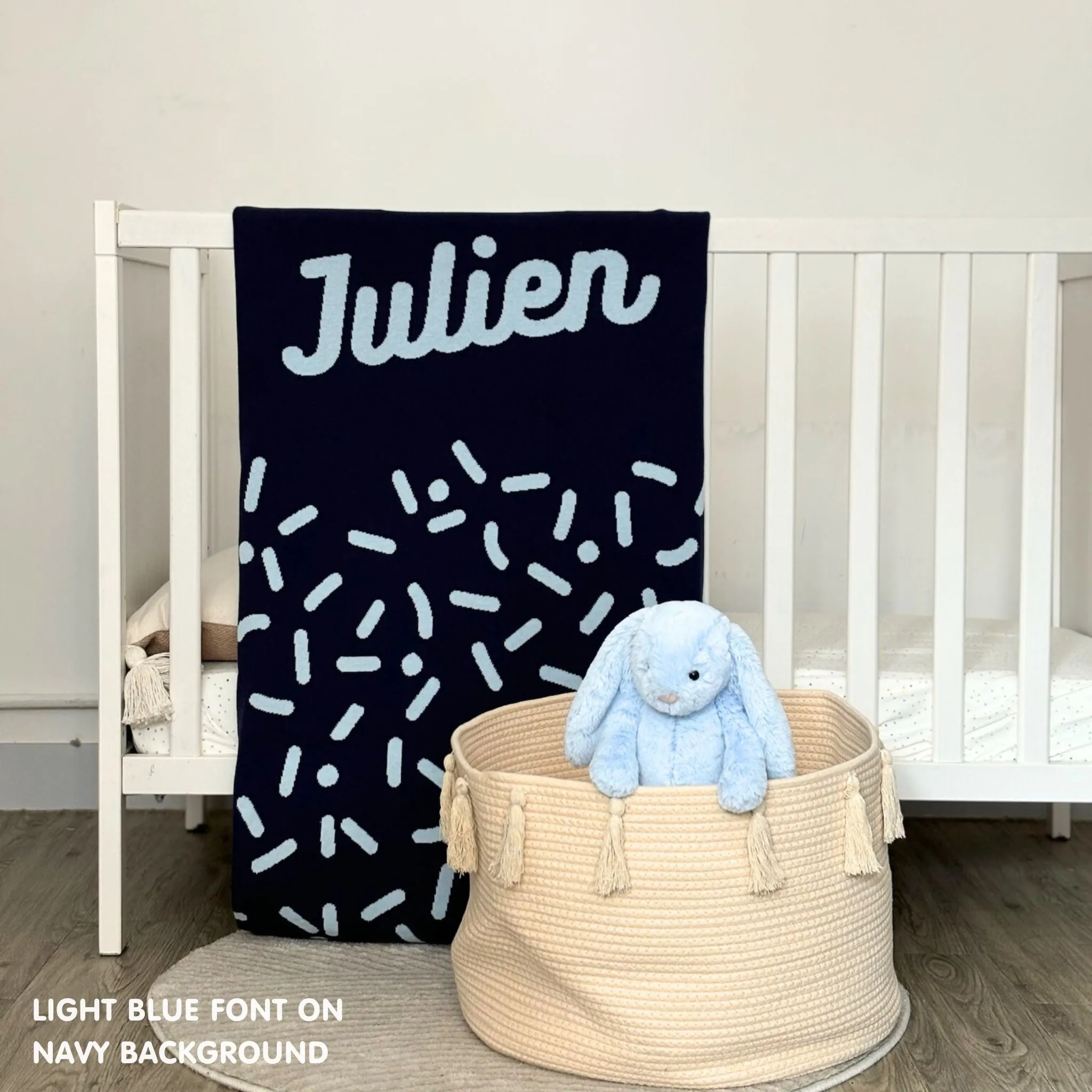 Personalized Blanket for Babies and Kids (The Confetti)