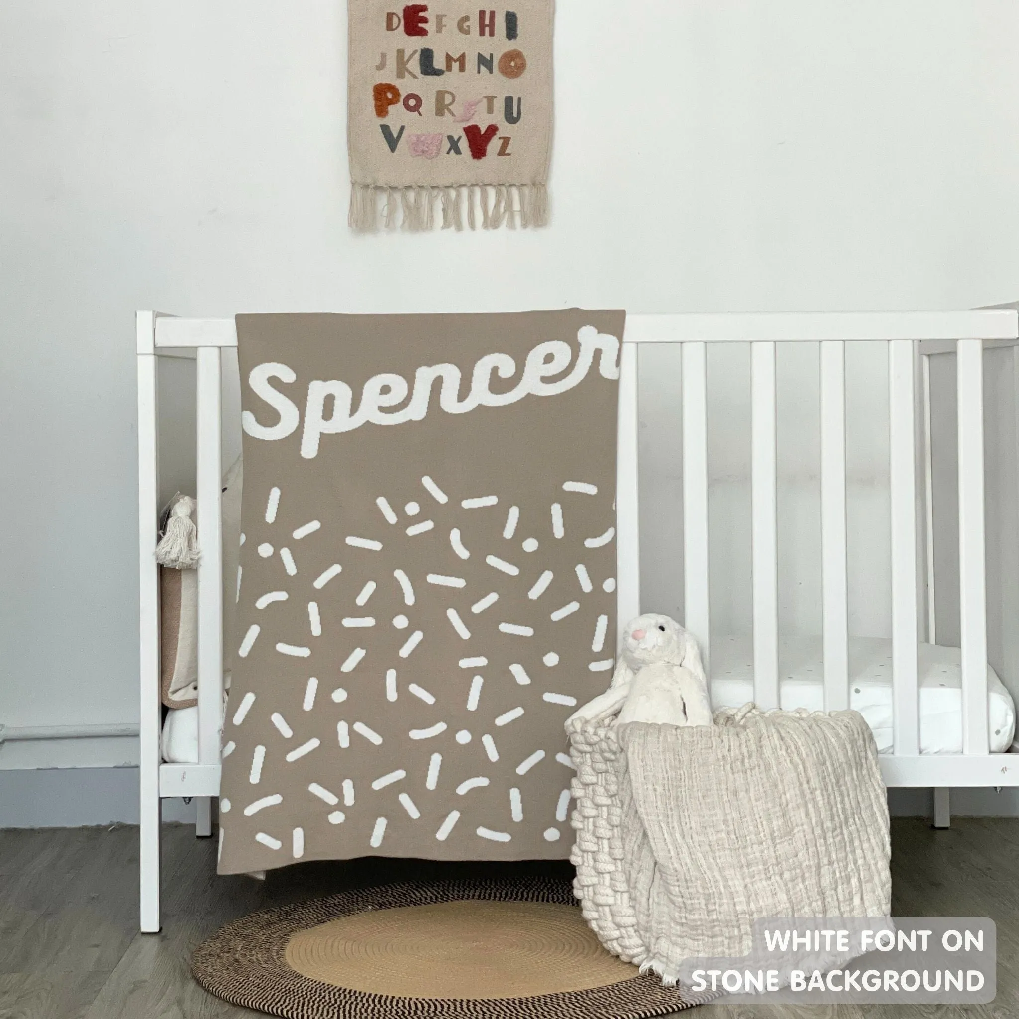 Personalized Blanket for Babies and Kids (The Confetti)