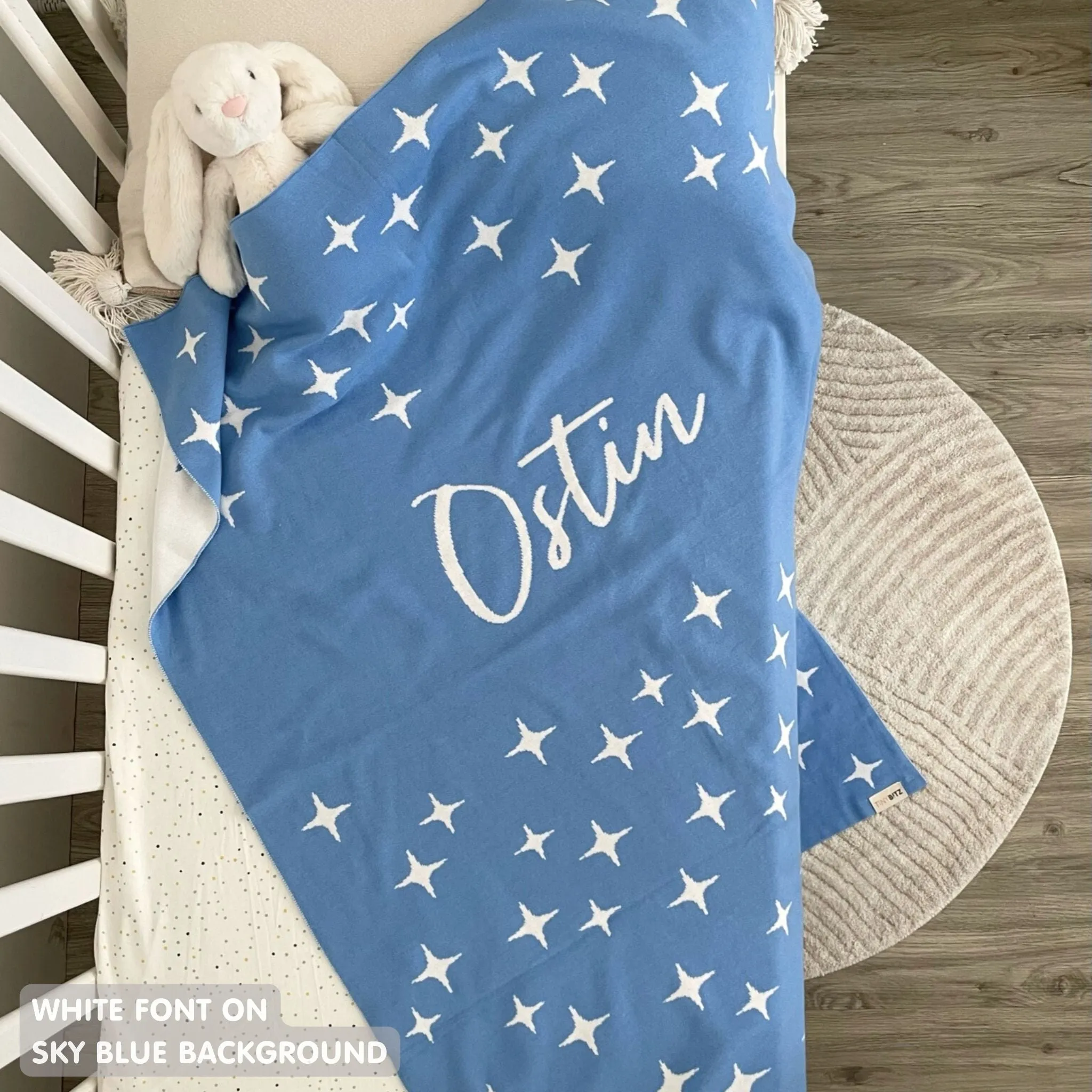 Personalized Blanket for Babies and Kids (The Twinkles)