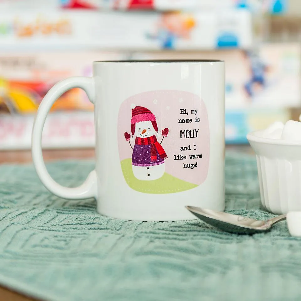 Personalized Kids Bear Hot Chocolate Mug