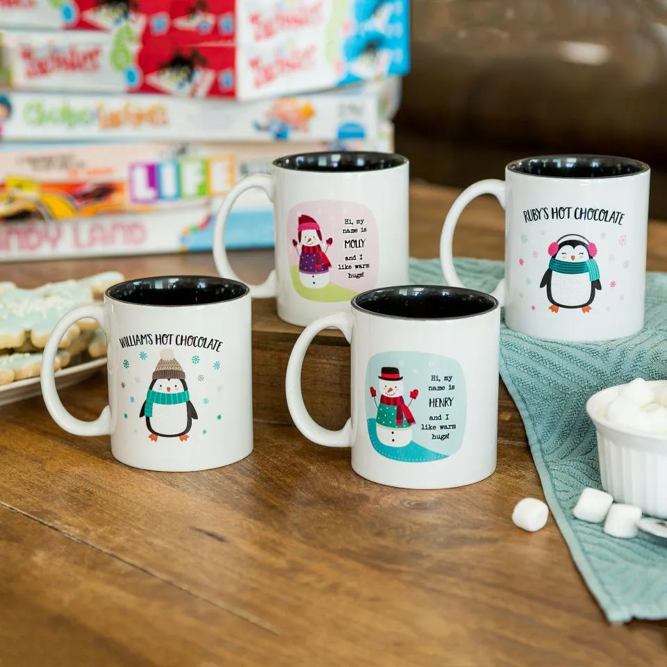 Personalized Kids Bear Hot Chocolate Mug