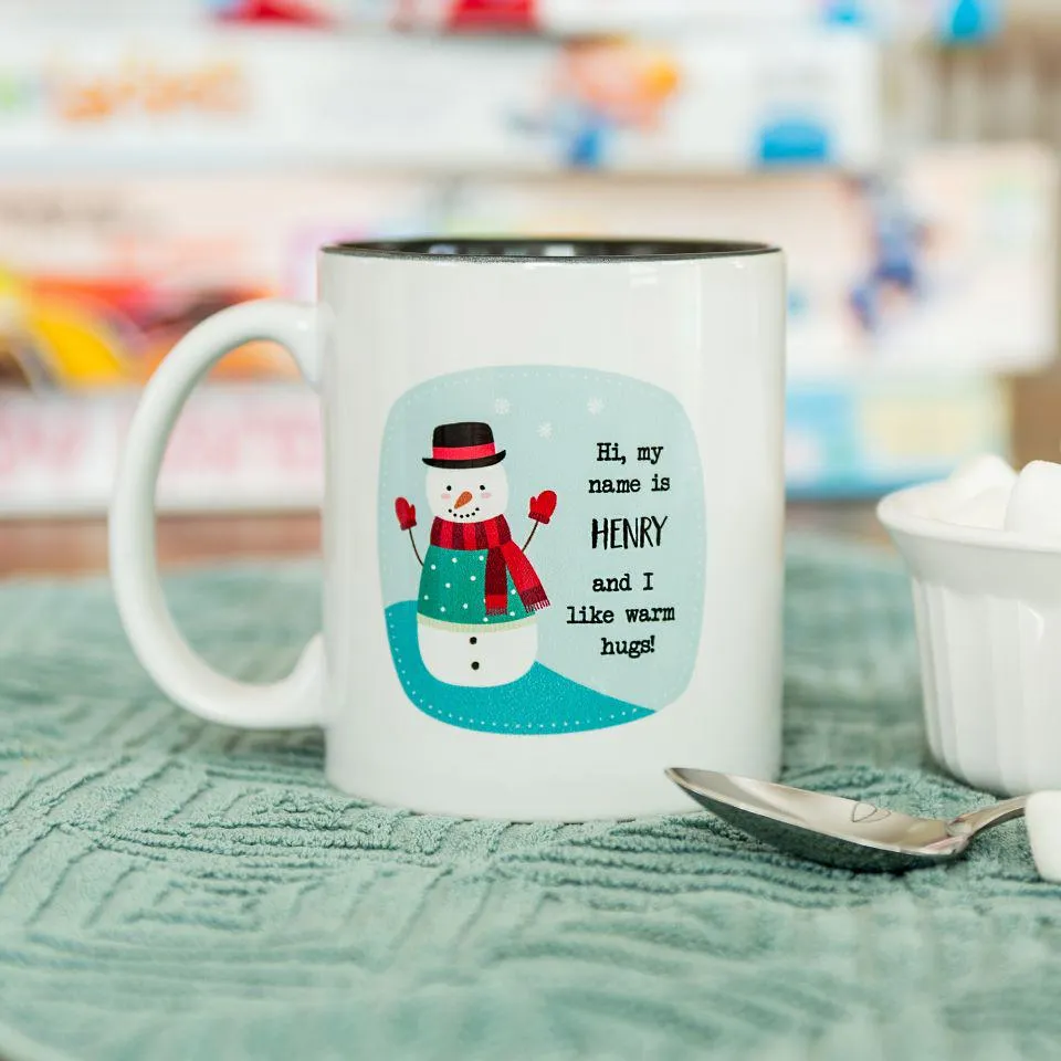 Personalized Kids Bear Hot Chocolate Mug