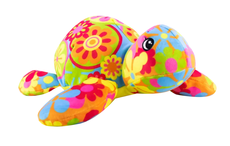 Plush Pop Art Soft Fuchsia Turtle Open Mighty  Daisy