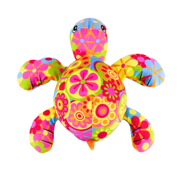 Plush Pop Art Soft Fuchsia Turtle Open Mighty  Daisy