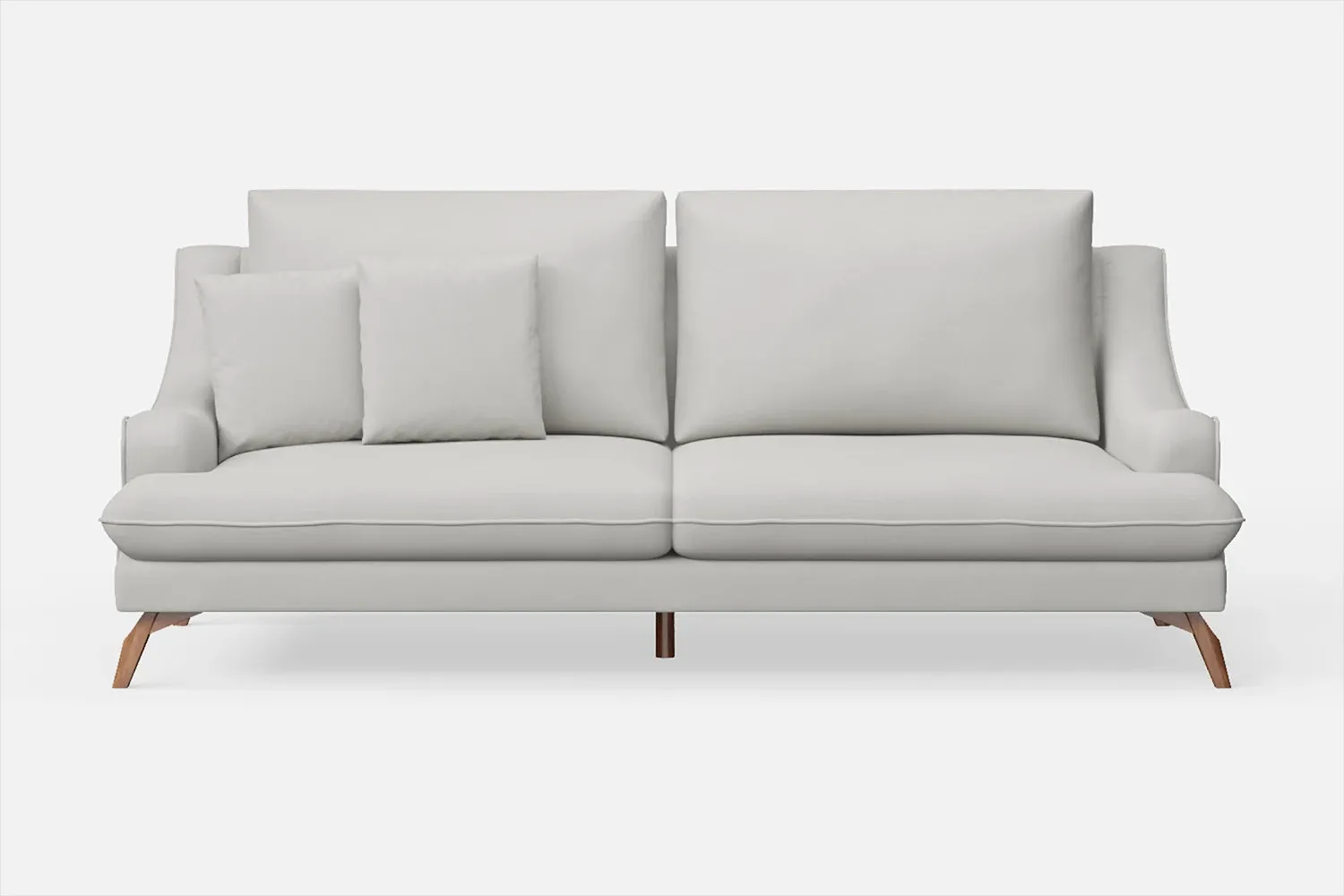 Savona 3 Seater Sofa White Leather