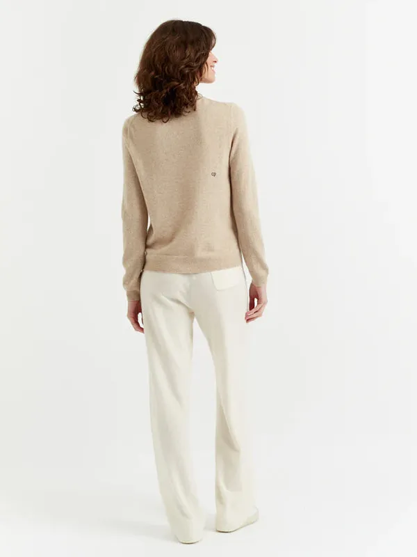 The Crew Classic Fit Sweater in Oatmeal