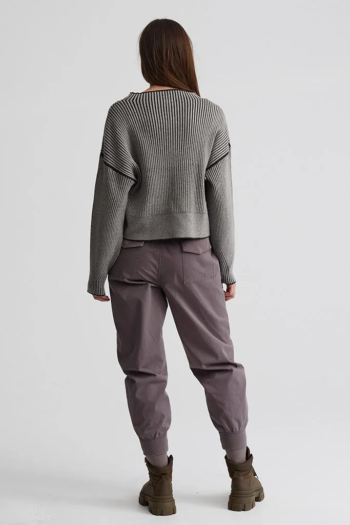 Varley - Grant Knit - Mid Grey *FINAL SALE