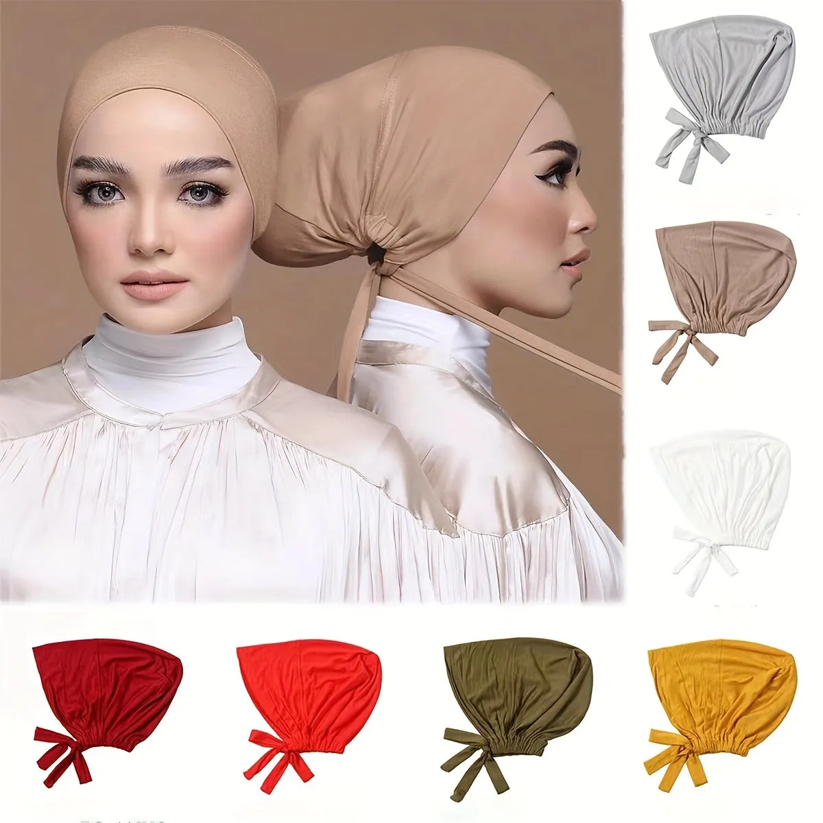 Versatile Chemo Cap Elastic Turban Head Wrap for Women